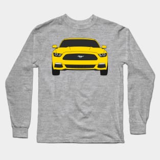 Ford Mustang Front End Triple Yellow Long Sleeve T-Shirt